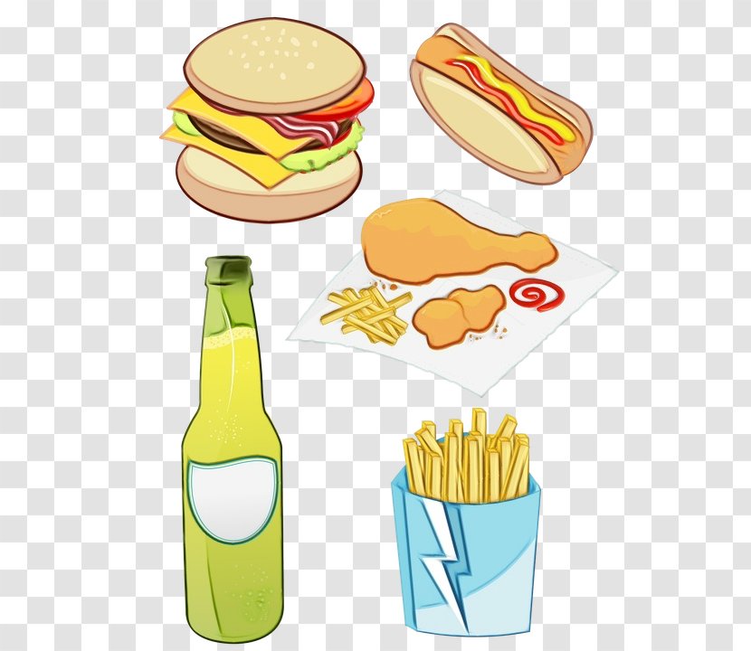 Fast Food Junk Clip Art Product - Takeout Transparent PNG