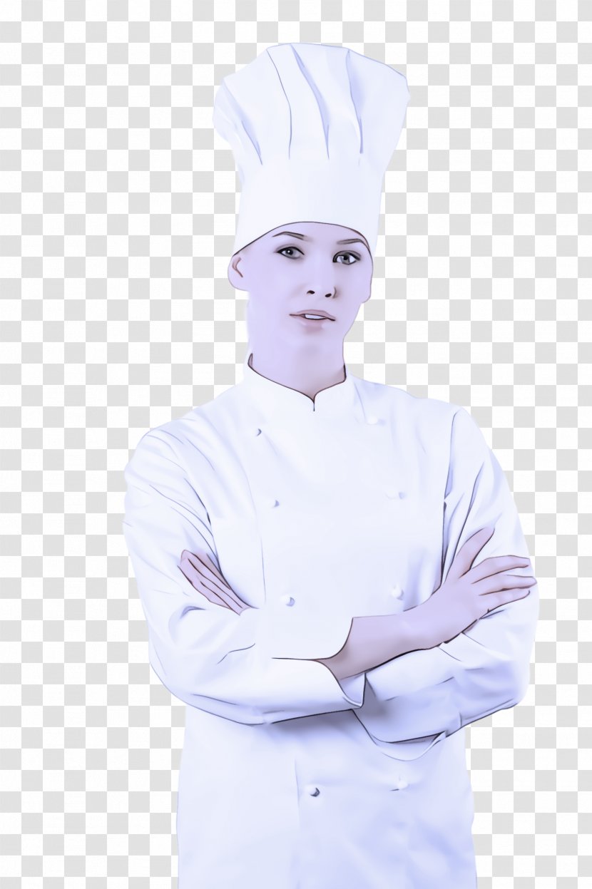 Chef's Uniform Cook Chef Chief - Gesture Transparent PNG