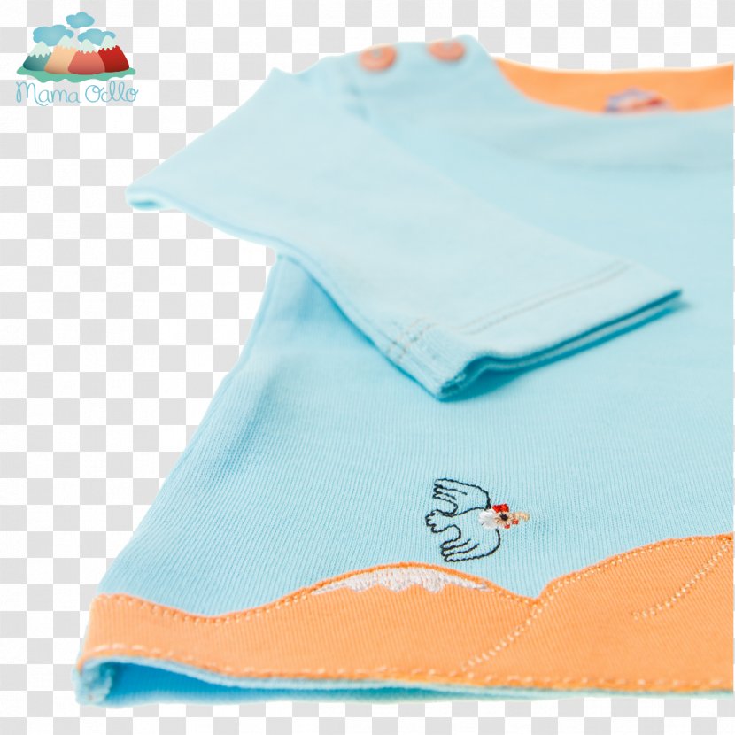 T-shirt Sleeve Textile Turquoise Font - Orange Transparent PNG
