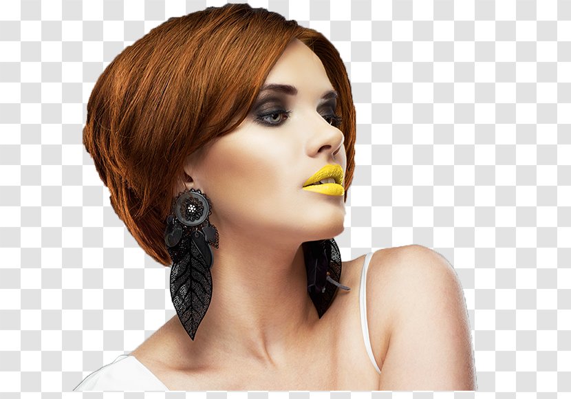 Hair Coloring Chin Beauty.m - Long - Hairstyling Transparent PNG