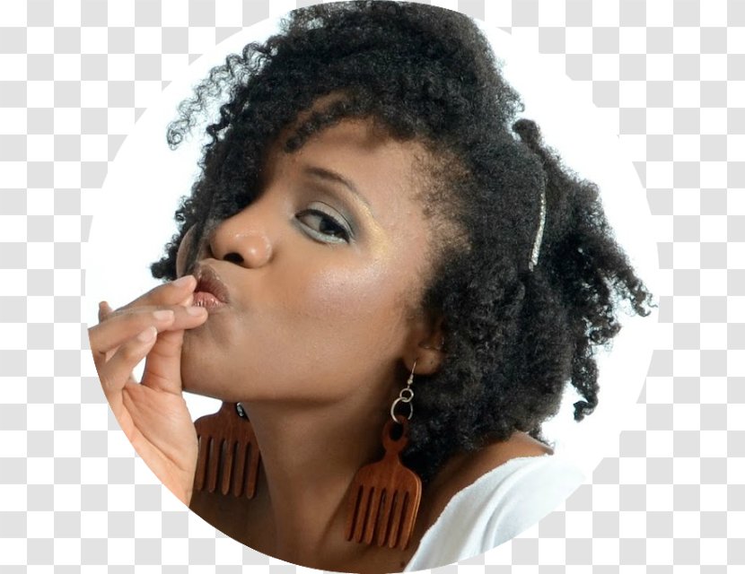Afro Black Hair Coloring Jheri Curl Hairstyle - Afro-textured Transparent PNG