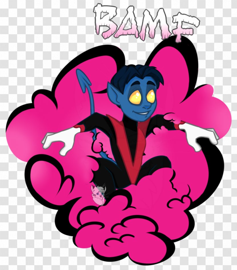 Pink M Character Clip Art - Nightcrawler Transparent PNG