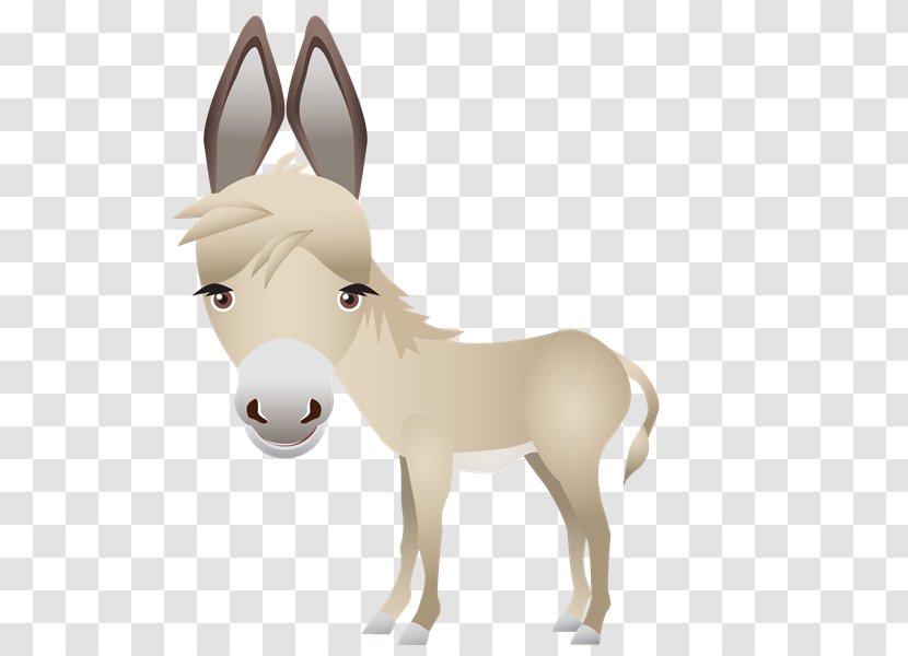Mule Horse Donkey - Vertebrate - Burro Transparent PNG
