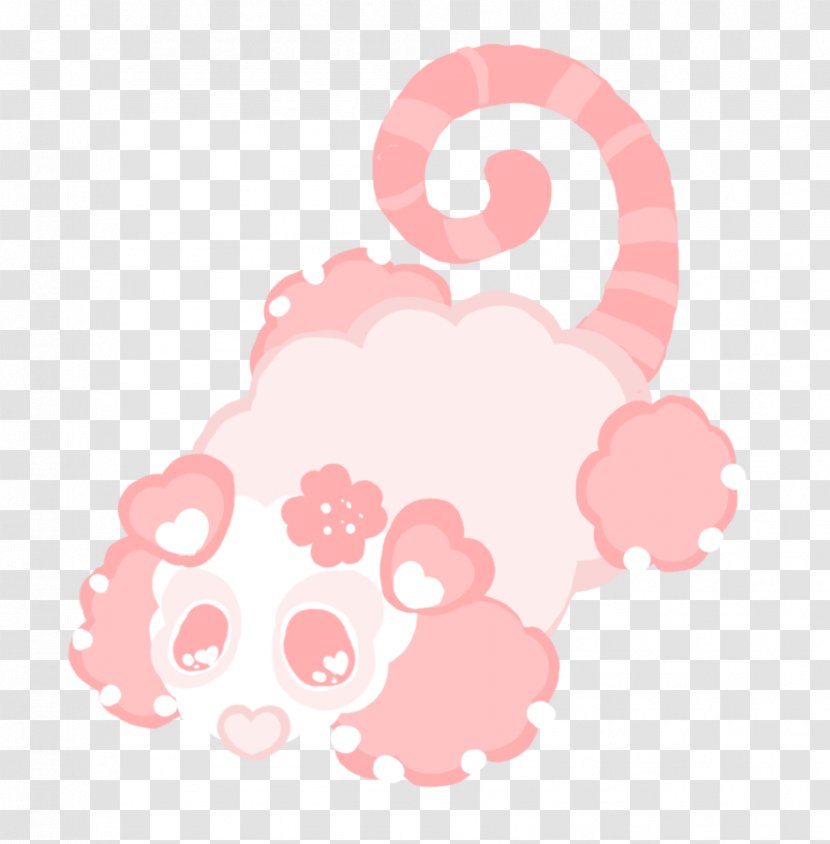 Product Font Pattern Pink M - Opossum Transparent PNG