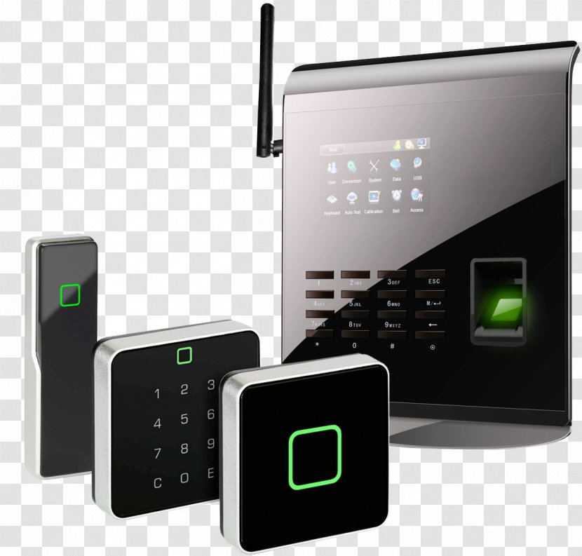 Access Control Biometrics Time And Attendance & Clocks Security Alarms Systems - Radiofrequency Identification - System Transparent PNG