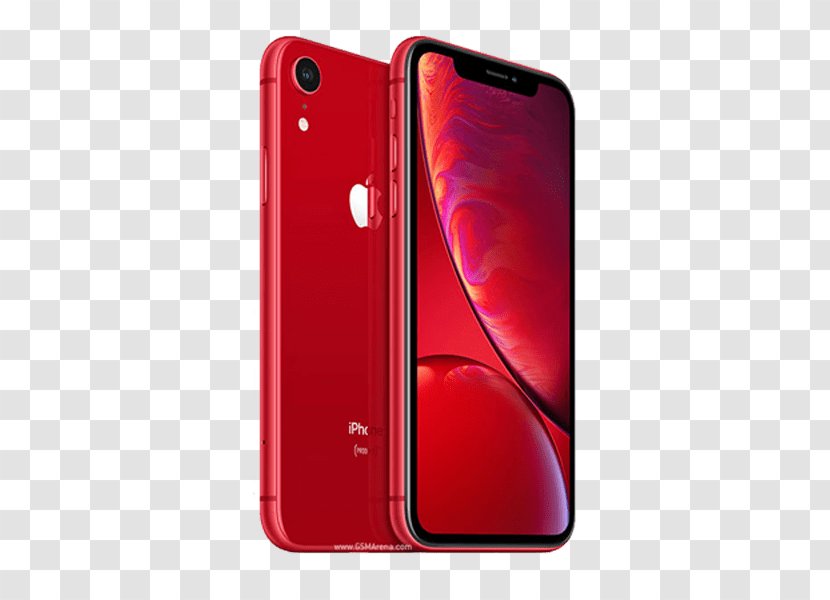 Apple IPhone XS Max XR Smartphone 5c - Red - Portable Communications Device Transparent PNG