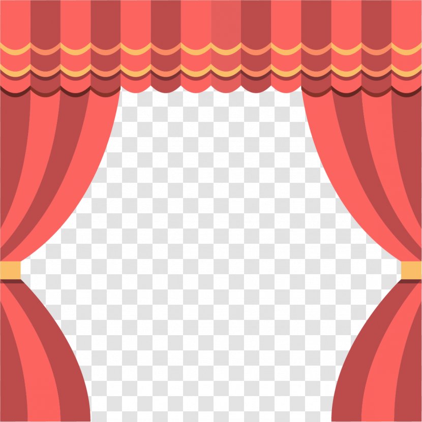 Window Theater Drapes And Stage Curtains - Treatment - Wave Curtain Transparent PNG