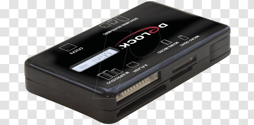 Card Reader USB 3.0 Amazon.com Secure Digital - Multimediacard Transparent PNG