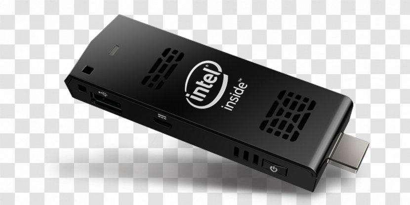 Intel Compute Stick PC Atom - Electronic Device Transparent PNG