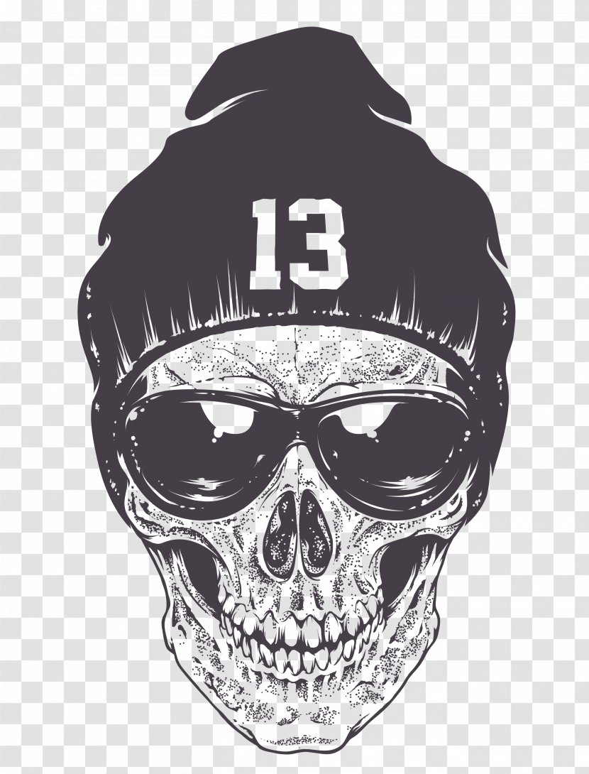 Skull Tattoo Drawing Royalty-free - Roll Up Banner Transparent PNG