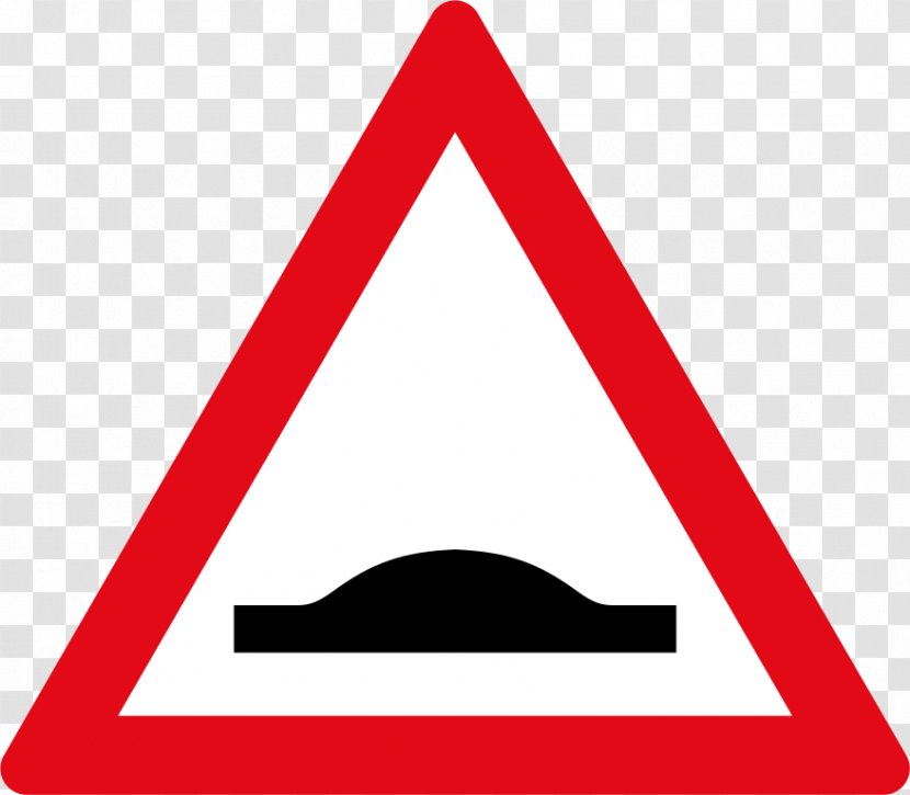 Traffic Sign Warning Road Speed Bump - Signage Transparent PNG