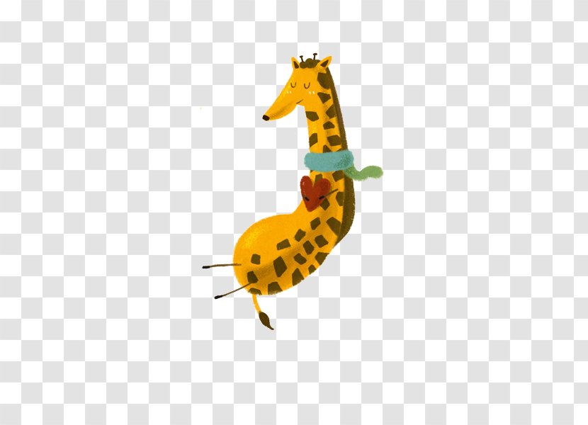 Giraffe Illustration - Organism Transparent PNG