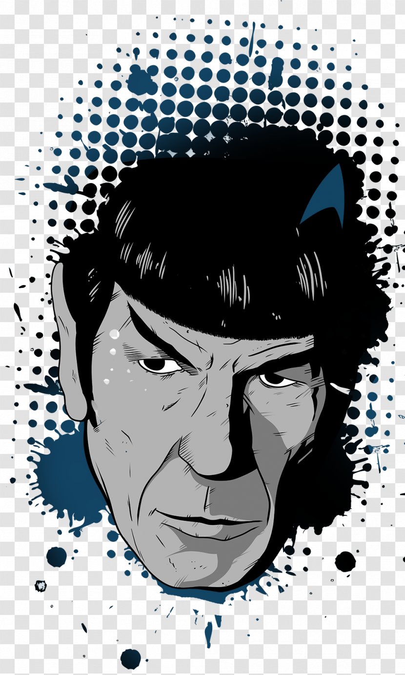 Star Trek Spock Fan Art - Portrait Transparent PNG