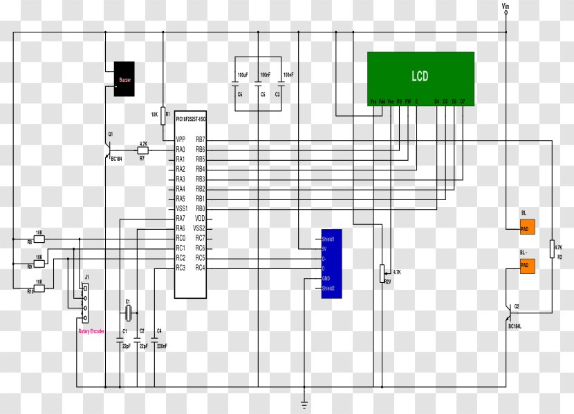 Human Interface Device USB Digital Signal Controller Schematic - Liquidcrystal Display - HeadUp Design Transparent PNG