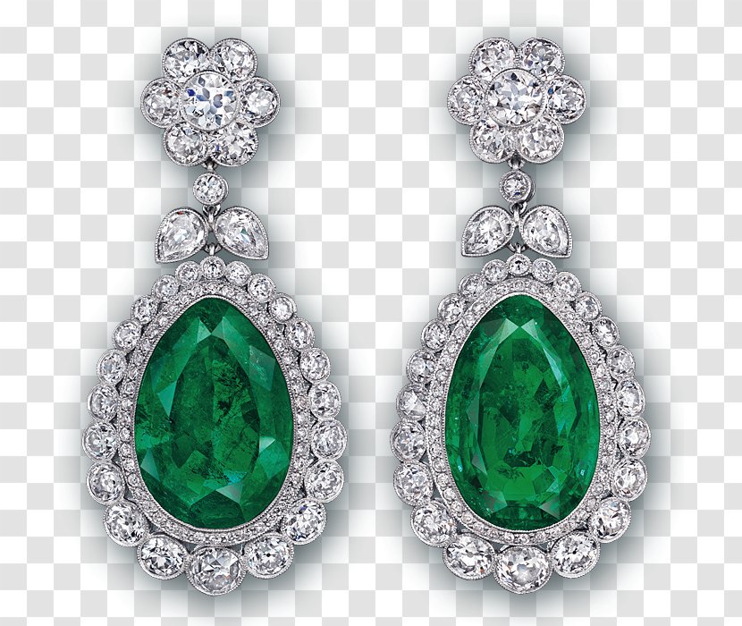 Colombian Emeralds Earring Gemological Institute Of America Jewellery - Emerald Transparent PNG