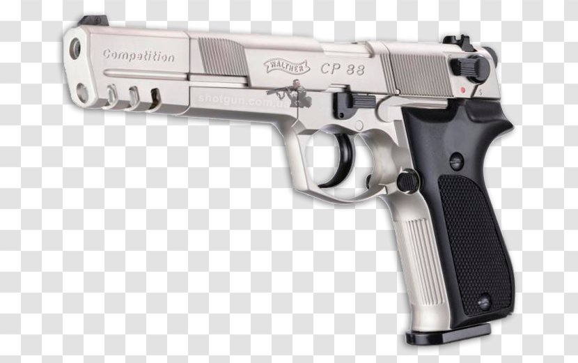 Air Gun Walther Pistole CP88 Pellet Firearm - Watercolor - Mp Transparent PNG