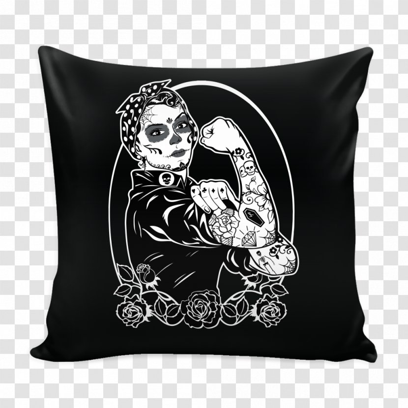 Throw Pillows T-shirt Cushion Federa - Dress Transparent PNG