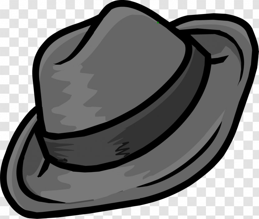 Fedora Club Penguin Hat Trilby Clip Art - Top Transparent PNG