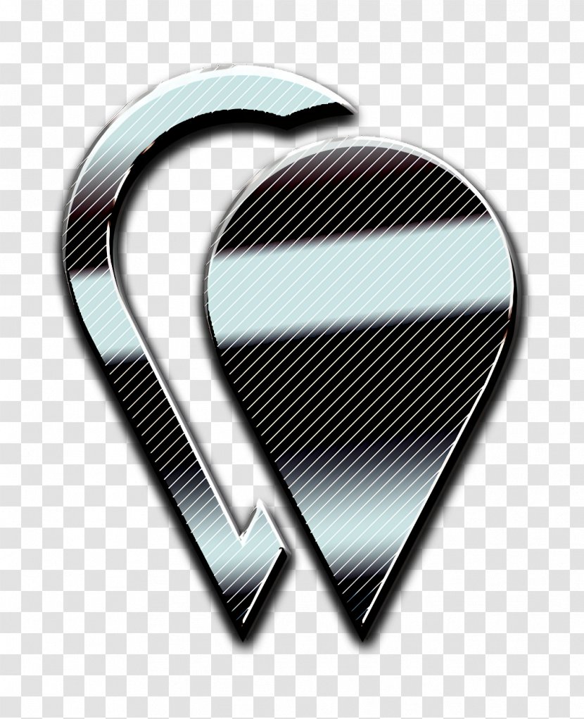 Car Icon - Area - Metal Heart Transparent PNG