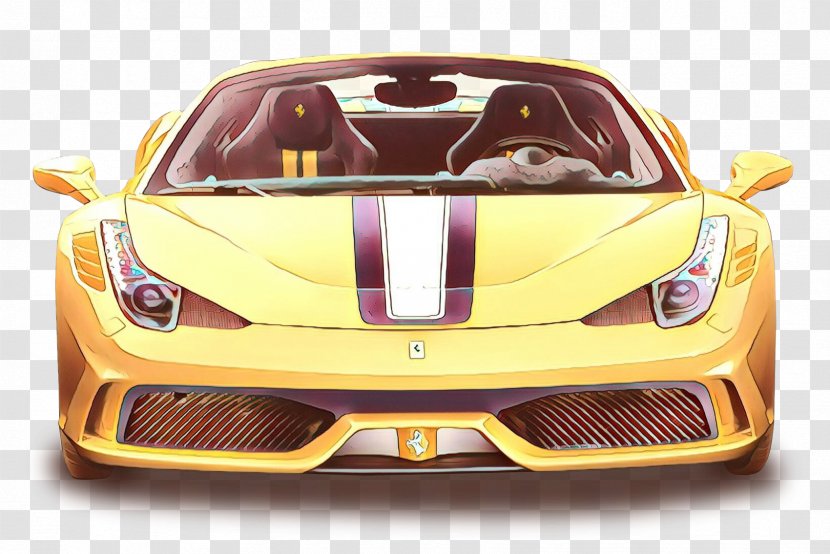 Land Vehicle Car Supercar Sports - Ferrari 458 Transparent PNG