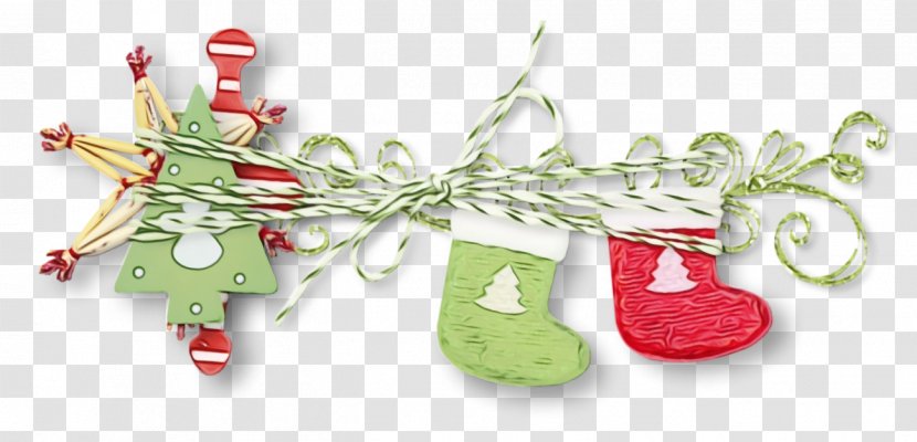 Christmas Ornament - Watercolor - Holiday Transparent PNG