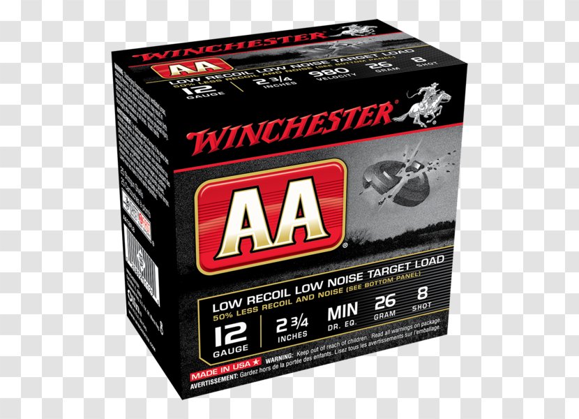 Winchester Repeating Arms Company Super Sporting Shotgun Shell Clays - Ammunition Transparent PNG
