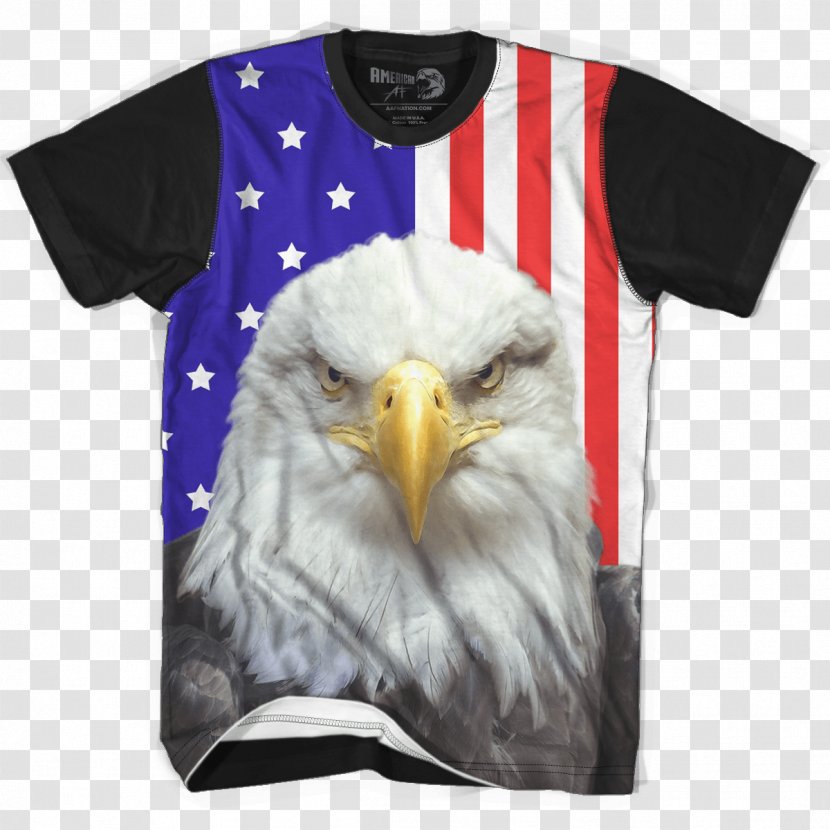 Bald Eagle T-shirt United States White Trash - Flag Of The Transparent PNG
