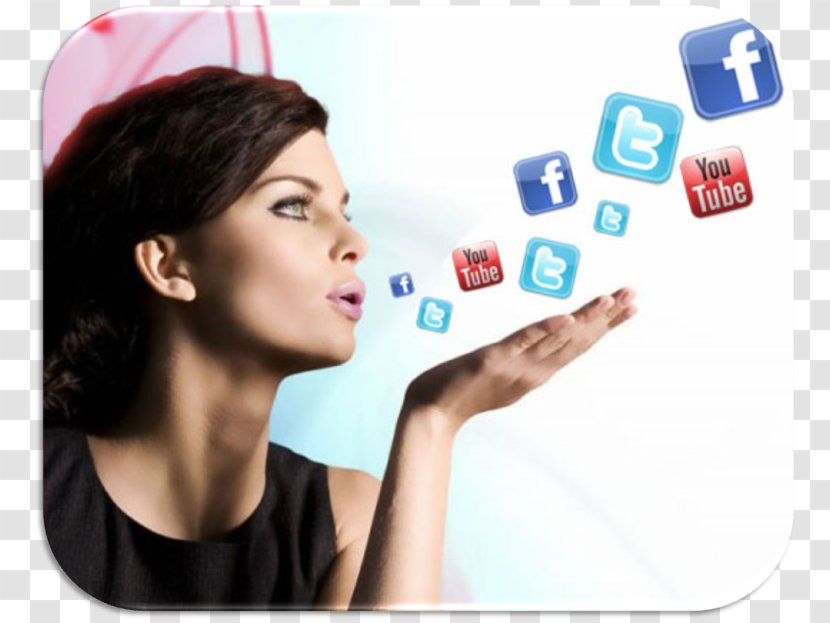 Social Media Marketing Woman Mass Blog Transparent PNG