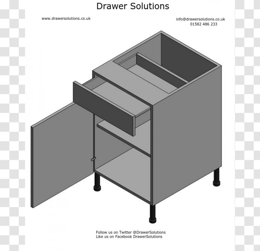 Table Wall Unit Shelf Desk Drawer - Melamine Transparent PNG
