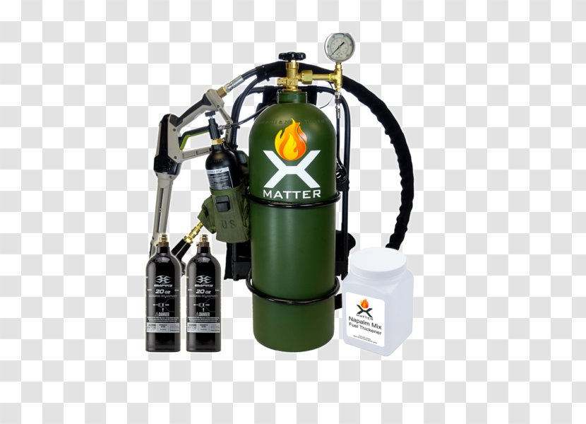 San Francisco FlameThrowers Napalm M4 Flame Fuel Thickening Compound - Flamethrower Transparent PNG