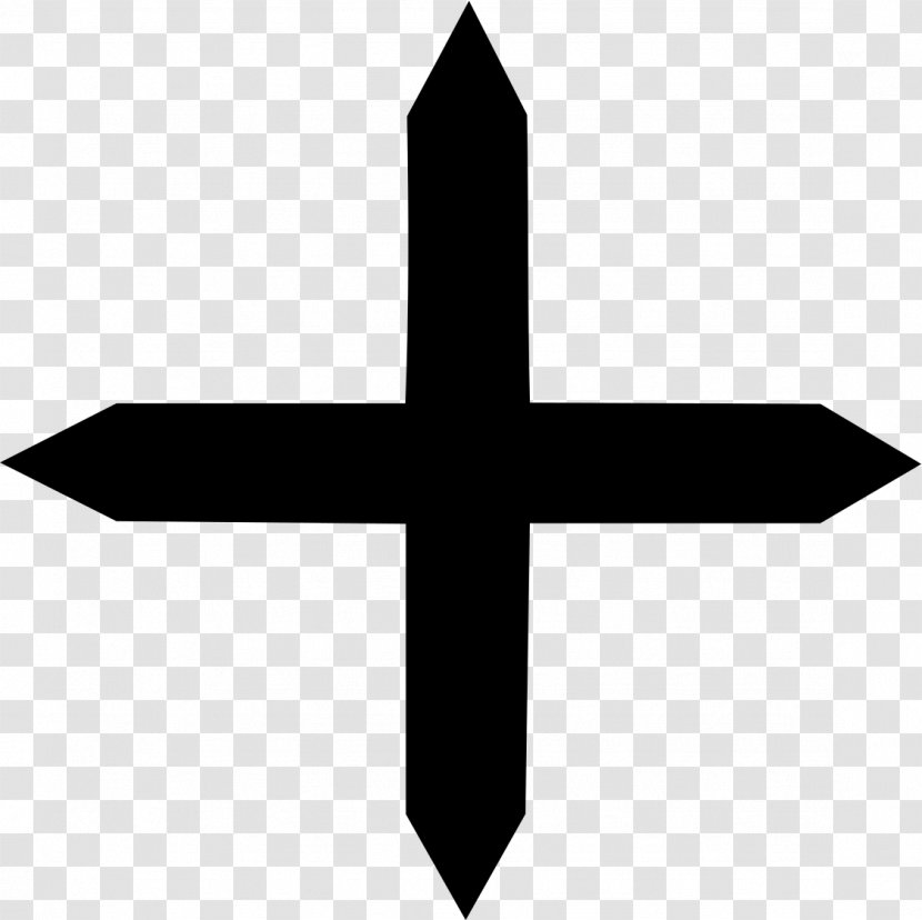 Arrow Cross Symbol - Data Transparent PNG