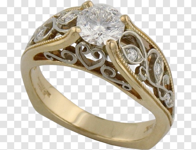 Silver Wedding Ring Gold Body Jewellery - Metal Transparent PNG