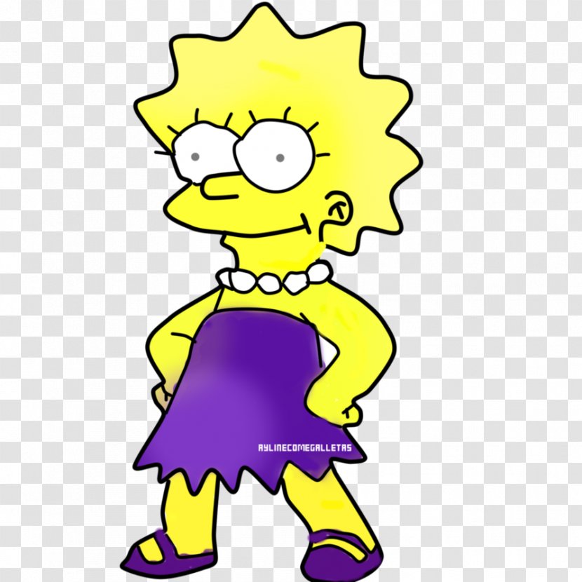 Clip Art Digital Media Image Lisa Simpson Drawing - Cartoon - Simpson. Transparent PNG