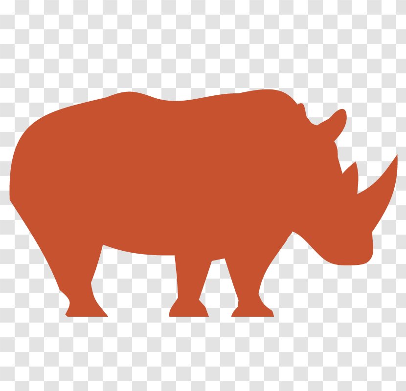 Social Media - Wildlife - Black Rhinoceros Transparent PNG