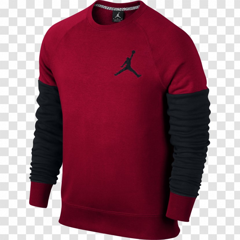 Hoodie Jumpman T-shirt Sleeve Air Jordan - Outerwear Transparent PNG