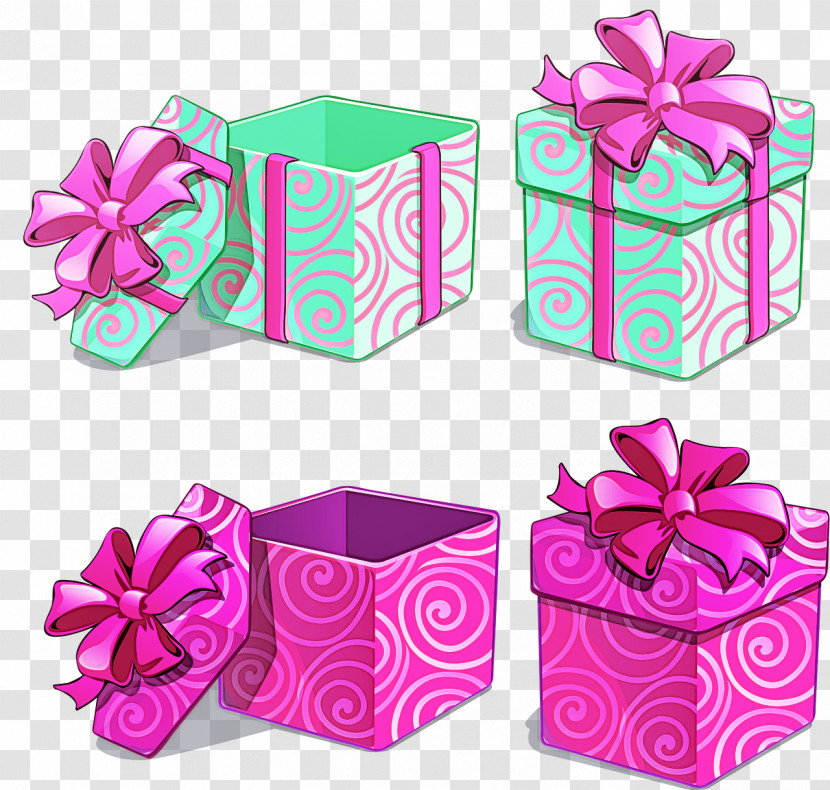 Gift Wrapping Party Favor Pink Present Wedding Favors Transparent PNG