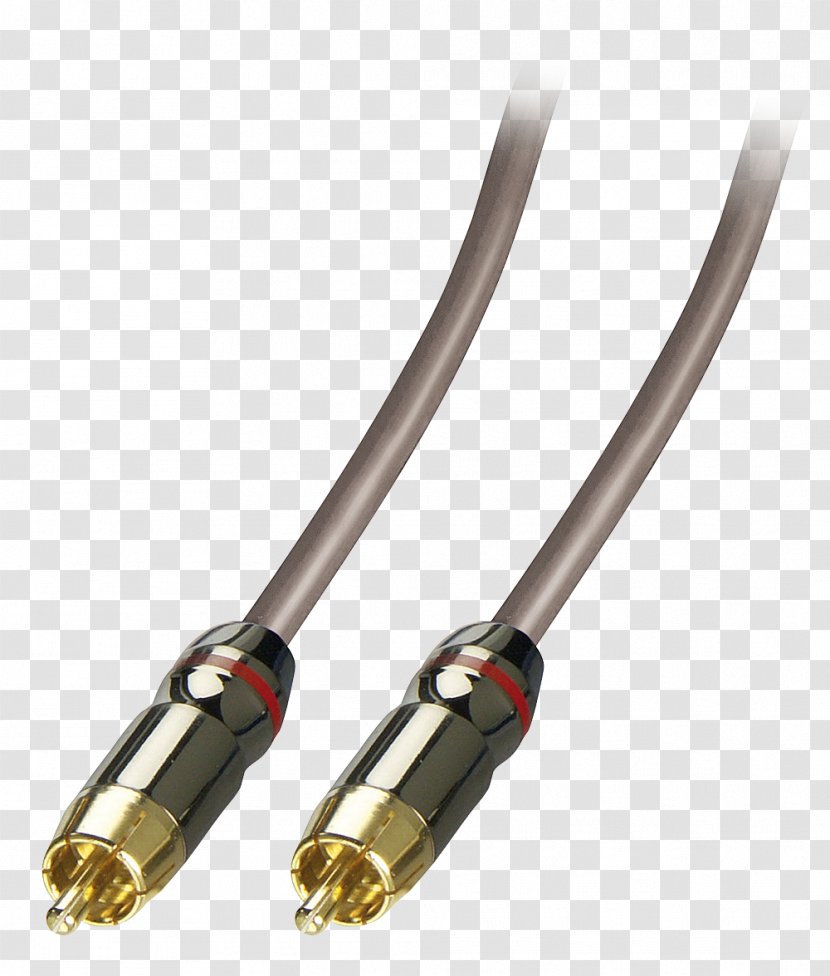 Coaxial Cable S/PDIF RCA Connector Component Video Electrical - Digital Visual Interface Transparent PNG