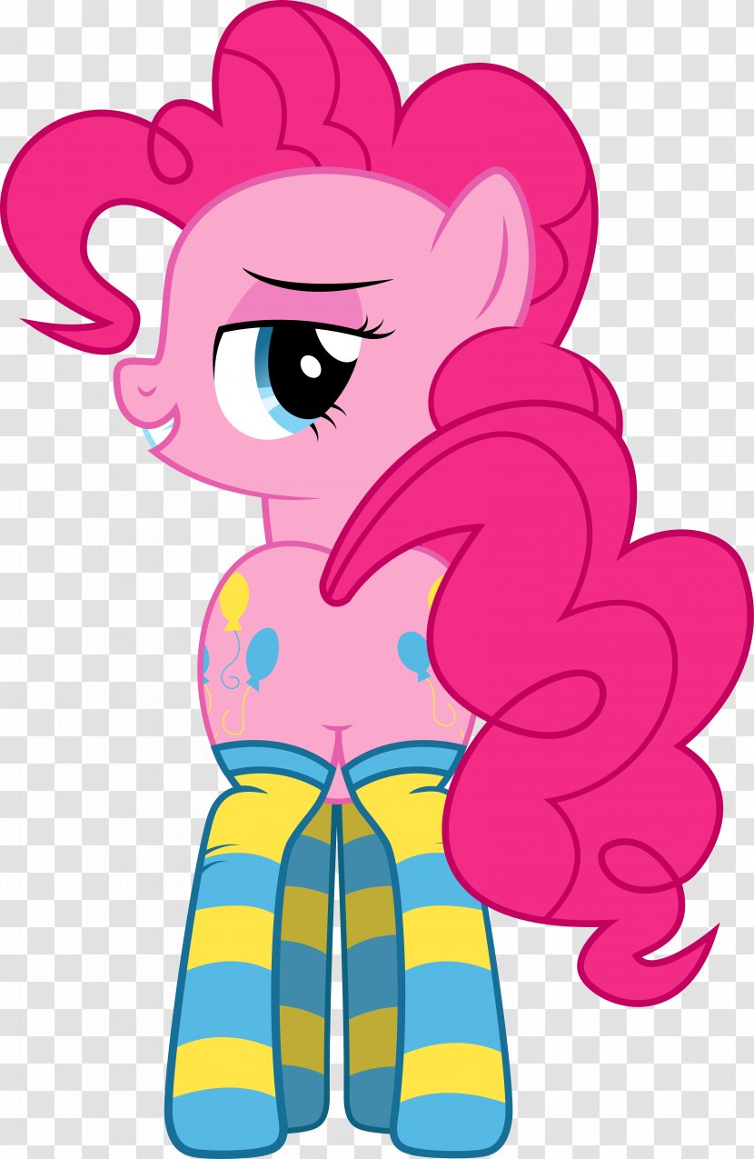 Pony Pinkie Pie Fluttershy Rarity Applejack - Cartoon - My Little Transparent PNG