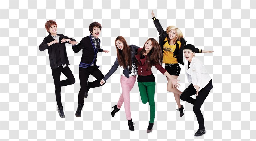 F(x) SHINee K-pop Art Dance - Team - Group Transparent PNG
