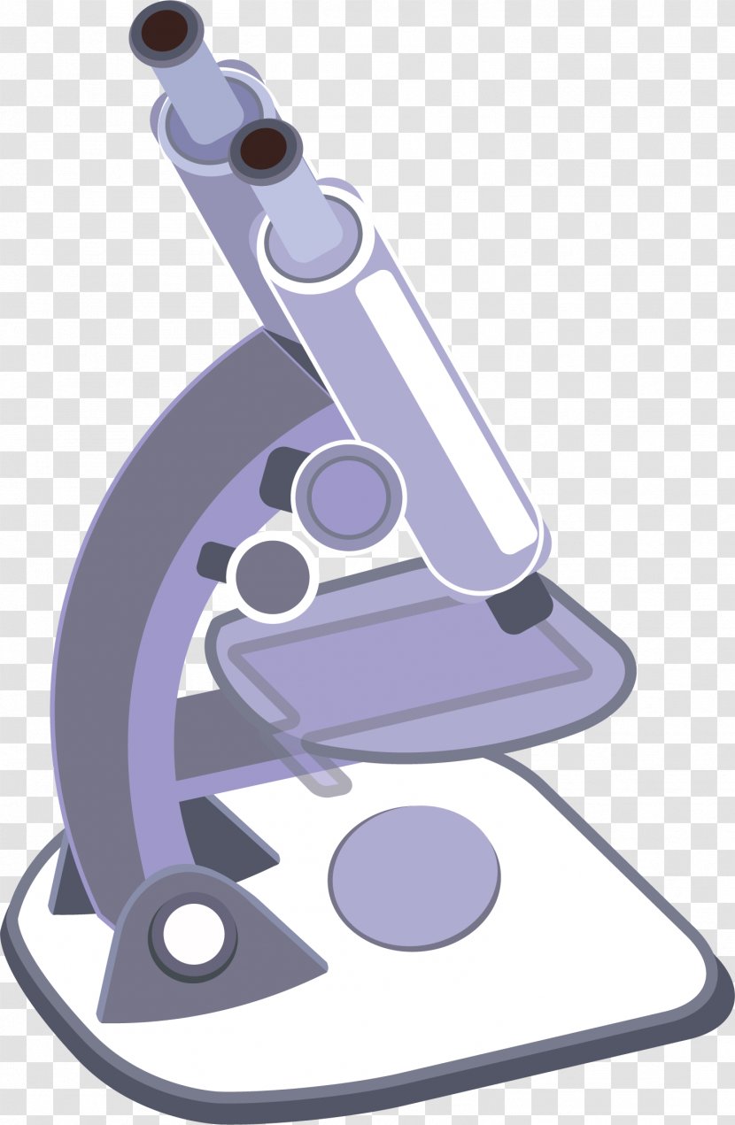 Microscope Blue - Purple Transparent PNG