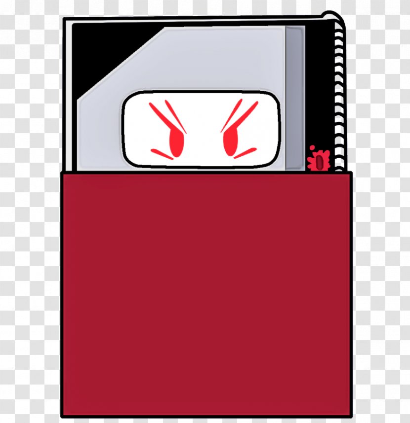 Red Rectangle Paper Product Notebook Clip Art Transparent PNG
