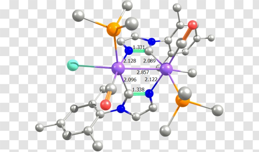 Chemistry Body Jewellery Line Diagram - Molecular Structure Background Transparent PNG