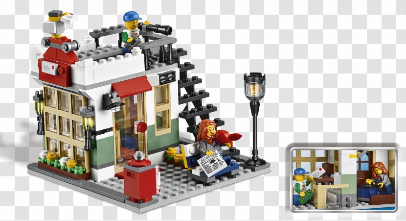 LEGO 31036 Creator Toy & Grocery Shop Lego - Online Shopping Transparent PNG