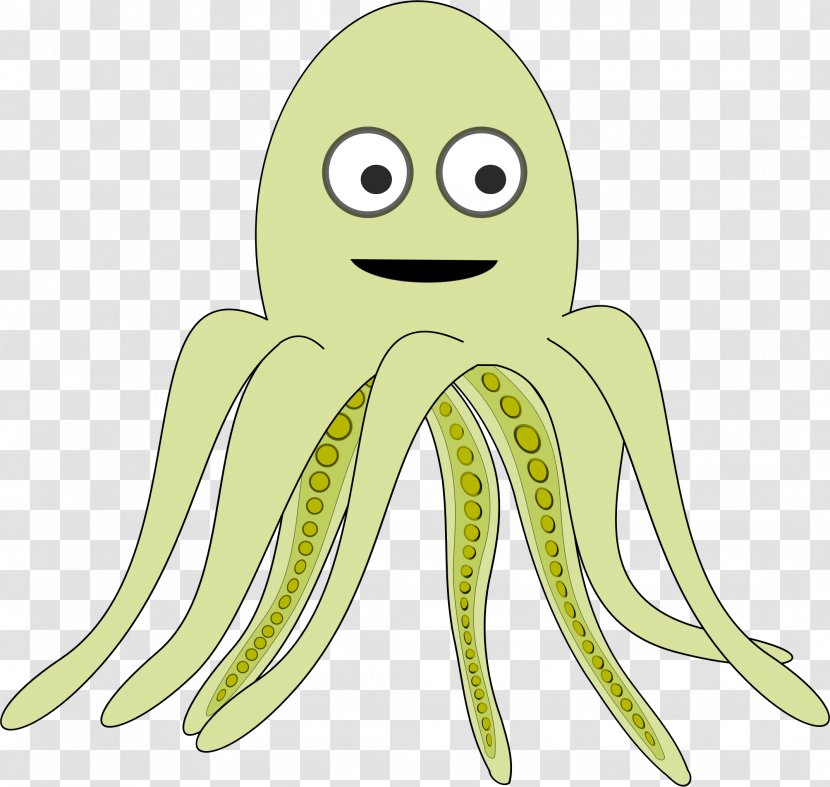 Octopus Cartoon Clip Art - Food - Nature Sea Animals Transparent PNG