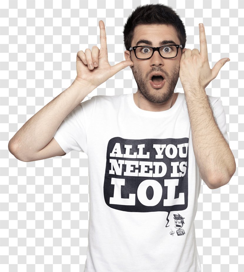 Cyprien T-shirt YouTube - Hand Transparent PNG