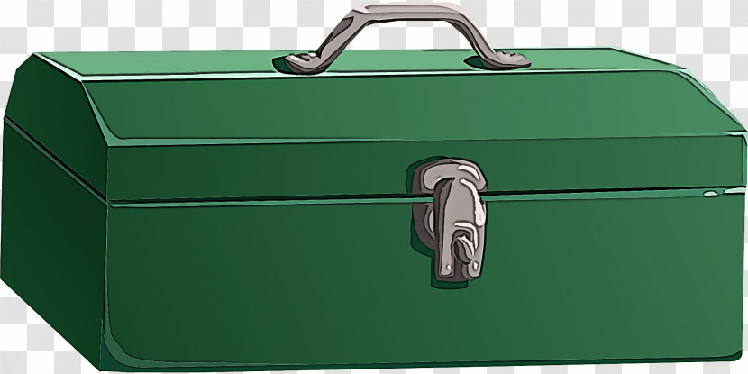 Green Bag Suitcase Toolbox Tackle Box Transparent PNG