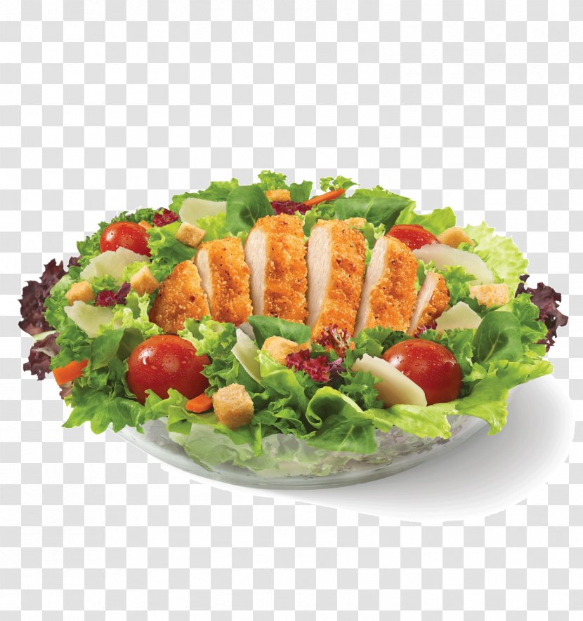 Caesar Salad Chicken Caprese Food - Dishware - Crispy Transparent PNG