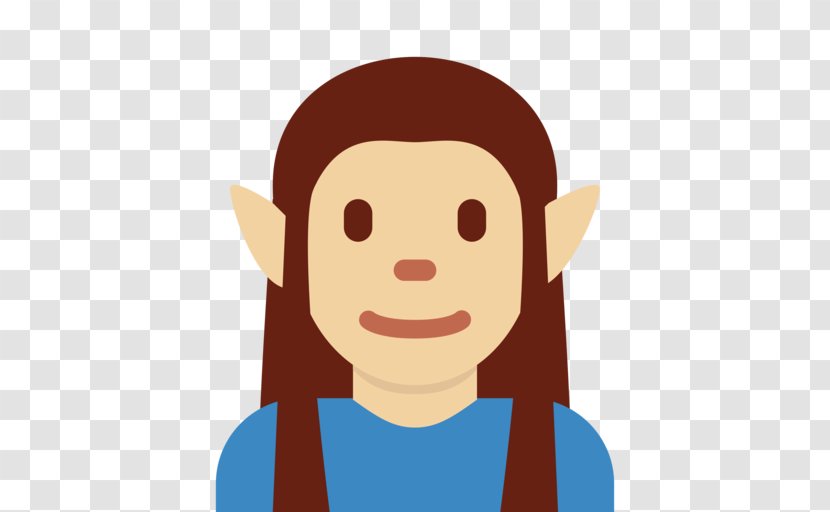 Homo Sapiens Human Skin Color Elf - Joint - Emoji Persona Transparent PNG