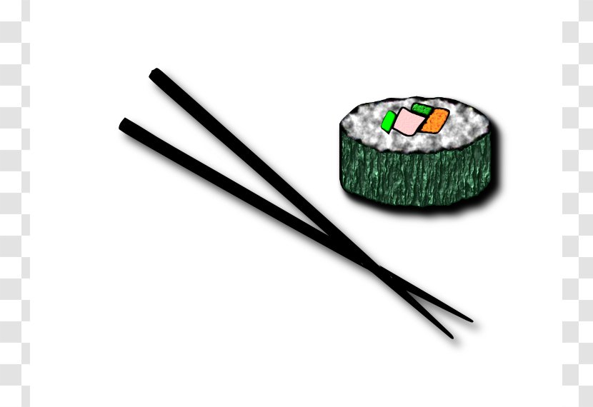 Sushi Chopsticks Chinese Cuisine Drawing Clip Art - Free Content - Cliparts Transparent PNG