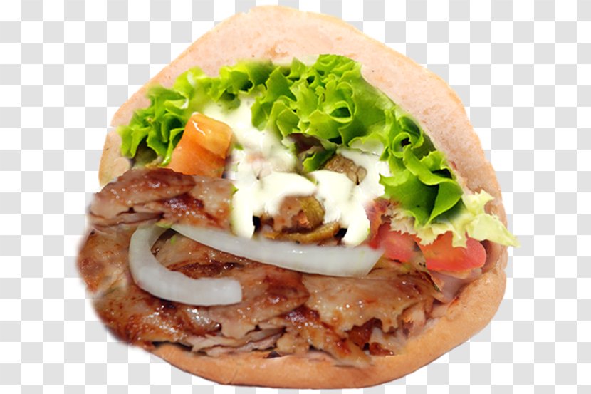 Hamburger Breakfast Sandwich Fast Food Shawarma Street - Gyro - Kebabs Transparent PNG